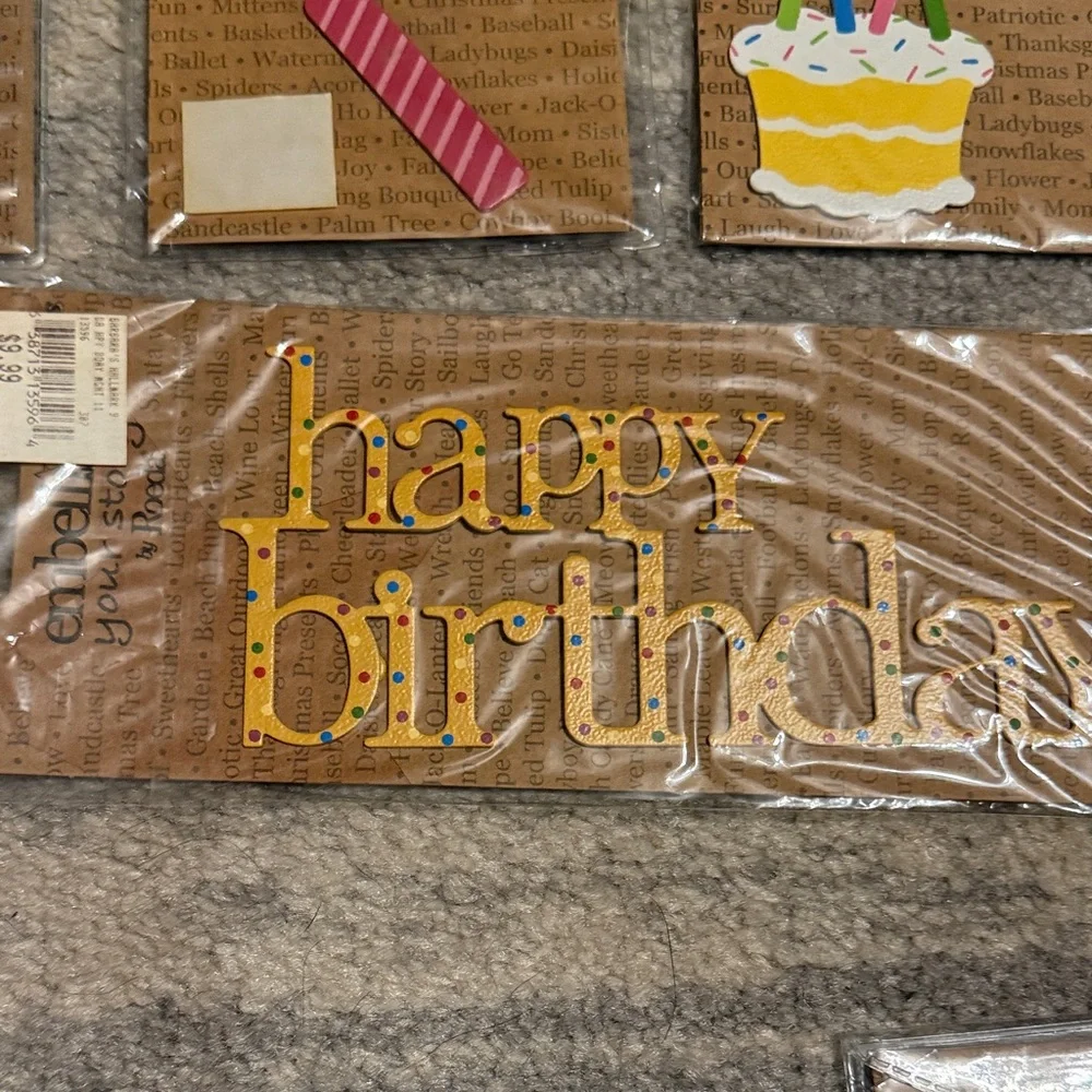 Birthday Cake Toppers Set